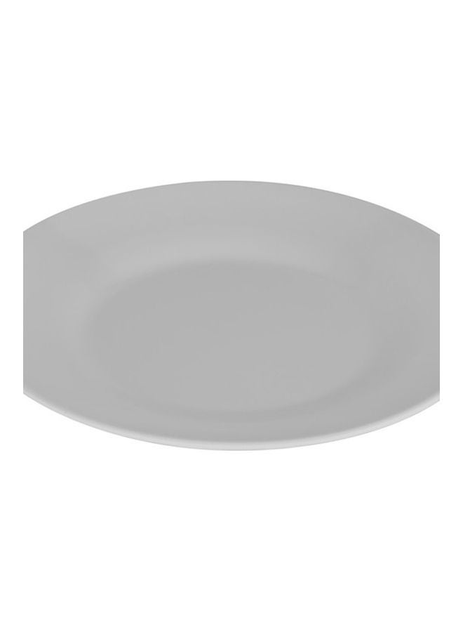 Royalford Melamineware Deep Plate, 10" Dinner/ Serving Plate, RF10856 | Plate with Classic Design | White Round Deep Soup Plate | Ideal for Soup, Desserts, Ice Cream & More White 10inch  - Image 4