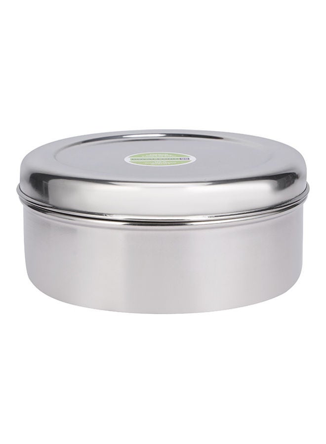 Royalford Stainless Steel Puri Dabba Premium-Quality 110% Food-Grade Bpa-Free Leak-Proof Airtight Container To Keep Food Fresh Compact Silver 14.1cm - Image 4