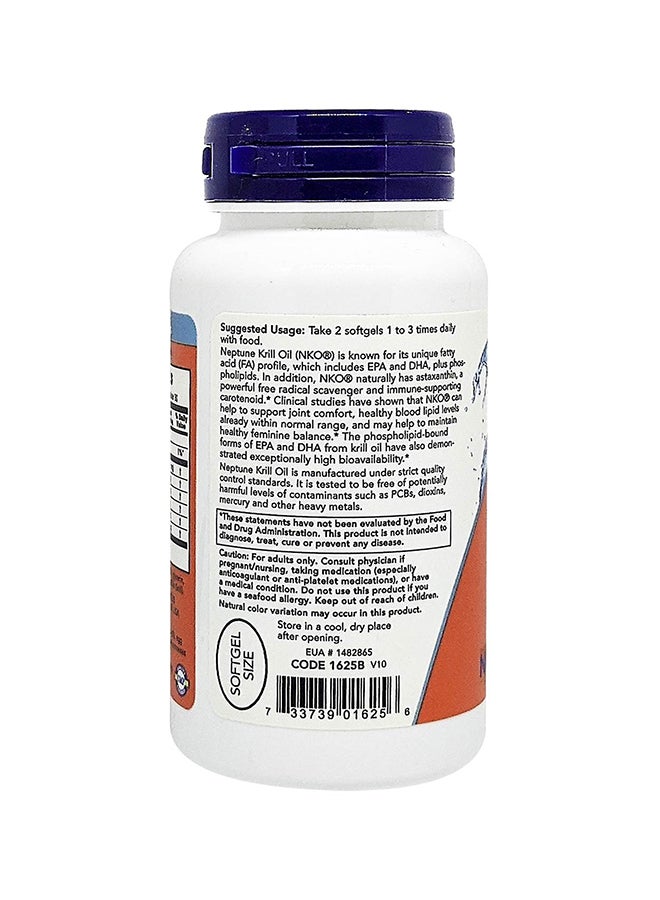 now Now Foods Neptune Krill Oil  60 Softgels  - Image 3