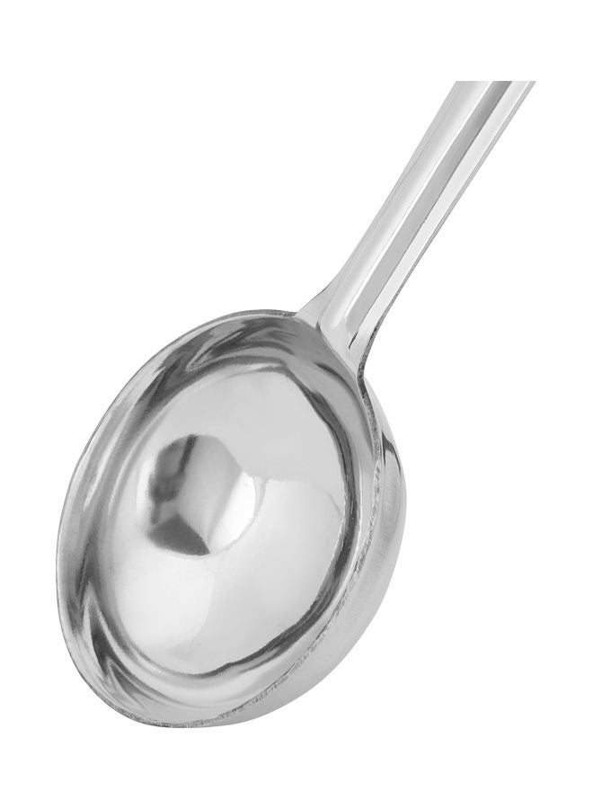 Stainless Steel Basting Ladle Ideal For Cooking And Serving Food Premium-Quality Ladle Food-Grade Elegant And Lightweight Design Silver 21cm