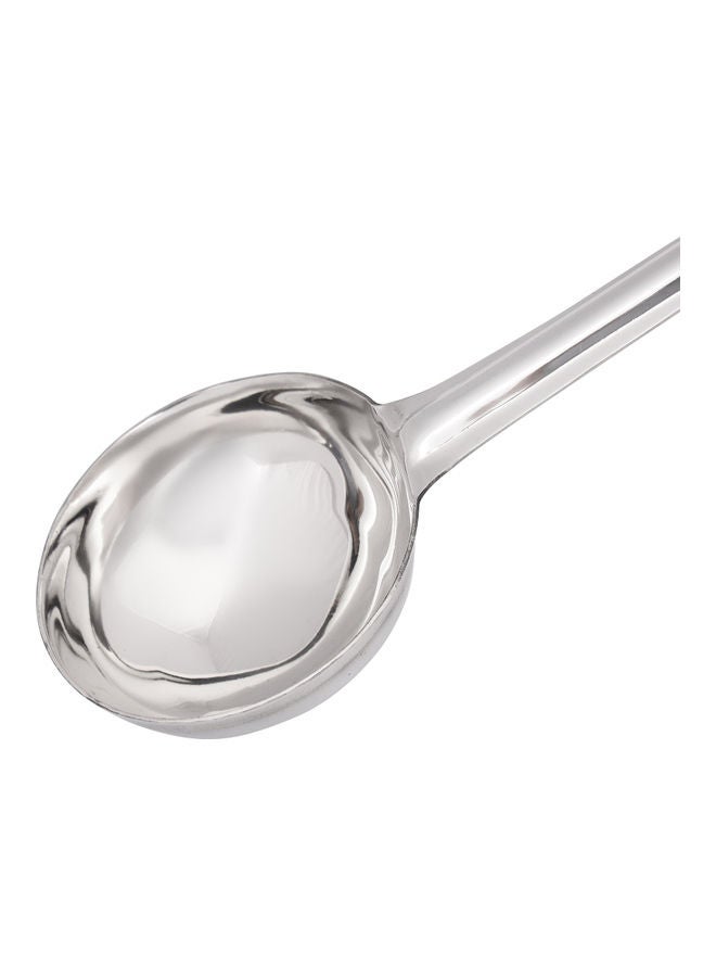 Royalford Stainless Steel Basting Ladle Ideal For Cooking And Serving Food Premium-Quality Ladle Food-Grade Elegant And Lightweight Design Silver 32cm - Image 4