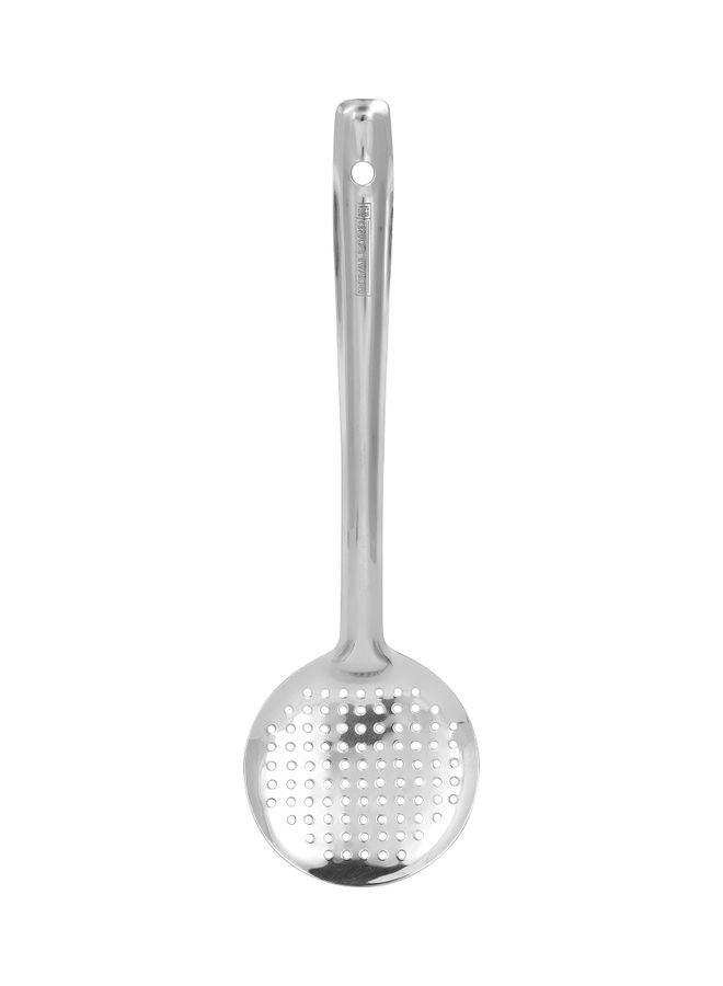 Royalford - Stainless Steel Basting Skimmer Ideal For Cooking And Serving Food Premium-Quality Skimmer Food-Grade Elegant And Lightweight Design Silver 34.5cm - Image 1
