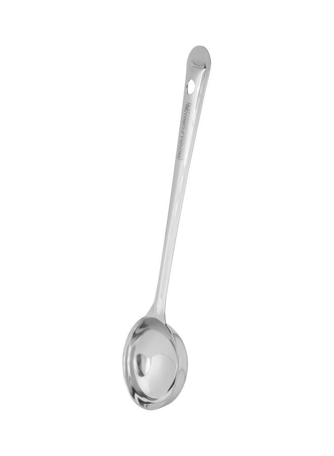 Royalford - Premium Quality Kitchen Tools Basting Ladle 37 X 9.2 X 4.5Cm Made In India Silver 36.5cm - Image 1