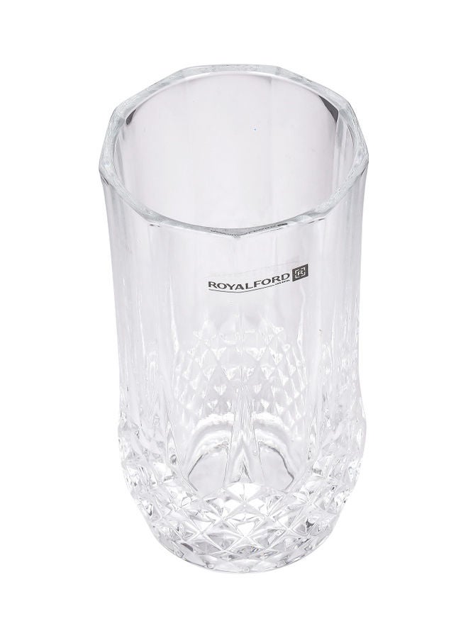 Royalford Royalford 225 ML (7.6 OZ) Transparent Glass Tumbler Set- RF11657 Multi-Purpose, Perfect for Hot and Cold Beverages like Tea, Coffee, Water, Juices Lead-Free Soda Lime Glass Clear  - Image 3