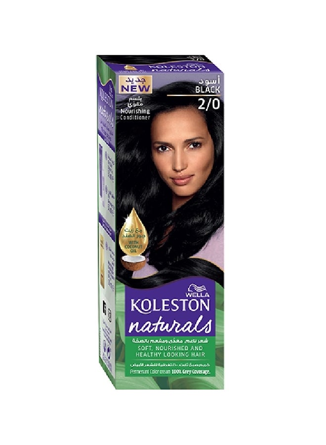 WELLA Koleston Naturals Hair Color 2/0 Balckberry  - Image 1
