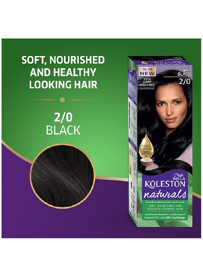 WELLA Koleston Naturals Hair Color 2/0 Balckberry  - Image 2