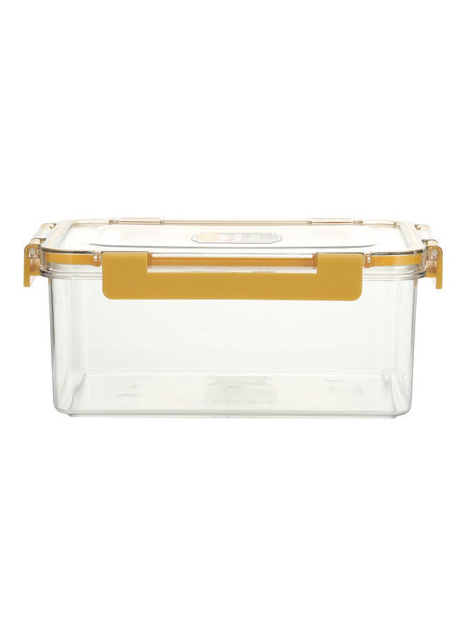 Royalford Transperent Food Container Premium Quality Air-Proof Box With Silicone Sealing Ring Transperent 500 ml  - Image 1