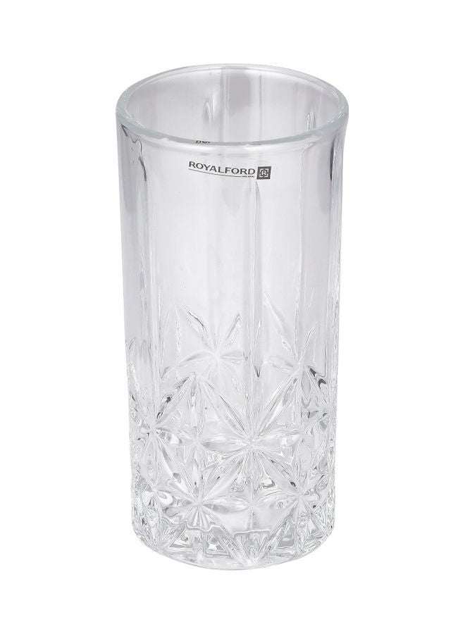 Royalford Royalford 360 ML (12.0 OZ) Transparent Glass Tumbler Set- RF11662 Multi-Purpose, Perfect for Hot and Cold Beverages like Tea, Coffee, Water Clear  - Image 2