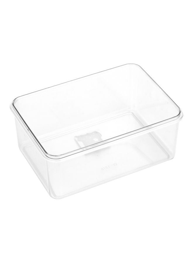Royalford Royalford 3000 ML Rectangular Airtight Container With A Lid-RF11253 Plastic Container With A Silicone Sealing Ring Fitted Lid Transparent TRANSPARENT  - Image 3