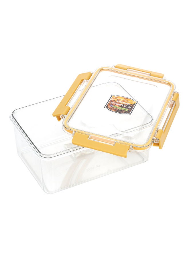 Royalford Royalford 3000 ML Rectangular Airtight Container With A Lid-RF11253 Plastic Container With A Silicone Sealing Ring Fitted Lid Transparent TRANSPARENT  - Image 4