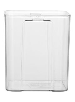 Royalford Royalford 700 ML Square Airtight Container With A Lid-RF11258 Plastic Container With A Silicone Sealing Ring Fitted Lid Transparent TRANSPARENT  - Image 2