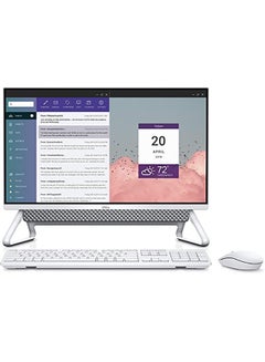 DELL Inspiron 5400 AIO Desktop With 23.8-Inch Display, Core i5-1135G7 Processor/8GB RAM/512GB SSD + 1TB HDD/Intel UHD Graphics/Windows 11 Home English SILVER  - Image 2