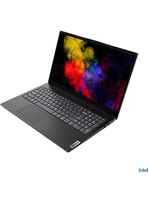 V15 G2 (Upgraded Version) Laptop With 15.6-Inch Display, Core i3 1115G4 Processor/4GB RAM/256GB SSD/Integrated Graphics/Windows 10 English black