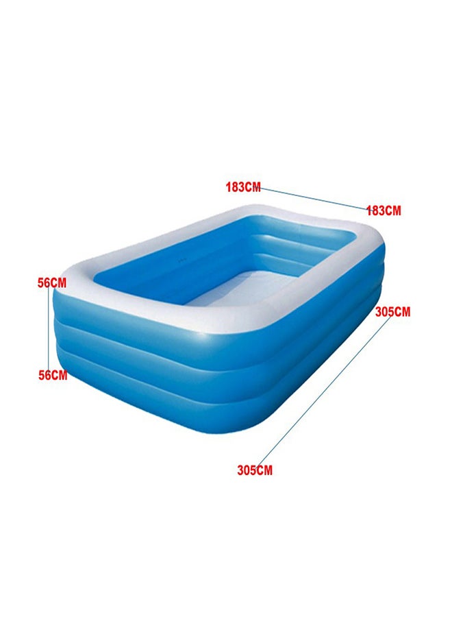 Blue Rectangular Family Pool 2654150 3.05x1.83x46cm - v1679640886/N11008649A_10