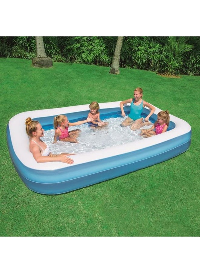 Blue Rectangular Family Pool 2654150 3.05x1.83x46cm - v1679640887/N11008649A_12