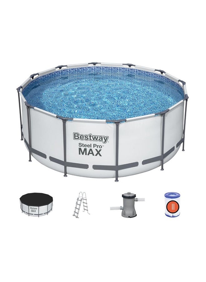 Steel Pro Frame Pool Set(Pool Filter Pump Ladder Ground Cloth Cover) 2656420 366x122cm 