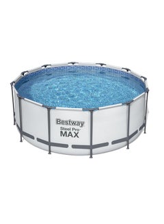 Bestway Steel Pro Frame Pool Set(Pool Filter Pump Ladder Ground Cloth Cover) 2656420 366x122cm  - Image 3