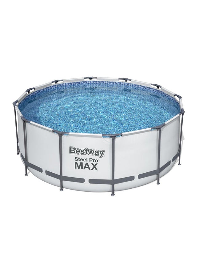 Bestway - Steel Pro Frame Pool Set(Pool Filter Pump Ladder Ground Cloth Cover) 2656420 366x122cm - Image 1