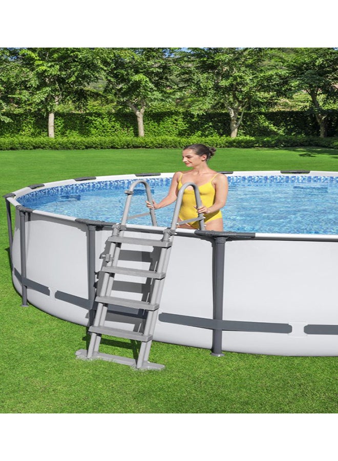 Bestway - Steel Pro Frame Pool Set(Pool Filter Pump Ladder Ground Cloth Cover) 2656420 366x122cm - Image 1