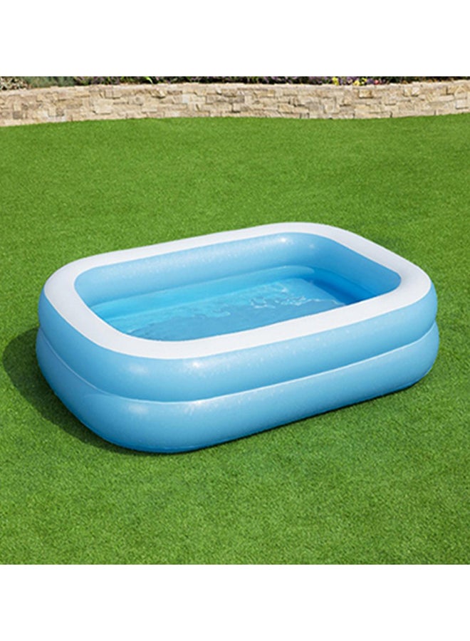 Bestway - Blue Rectangular Pool 2654346 201x1.50x51cm - Image 1