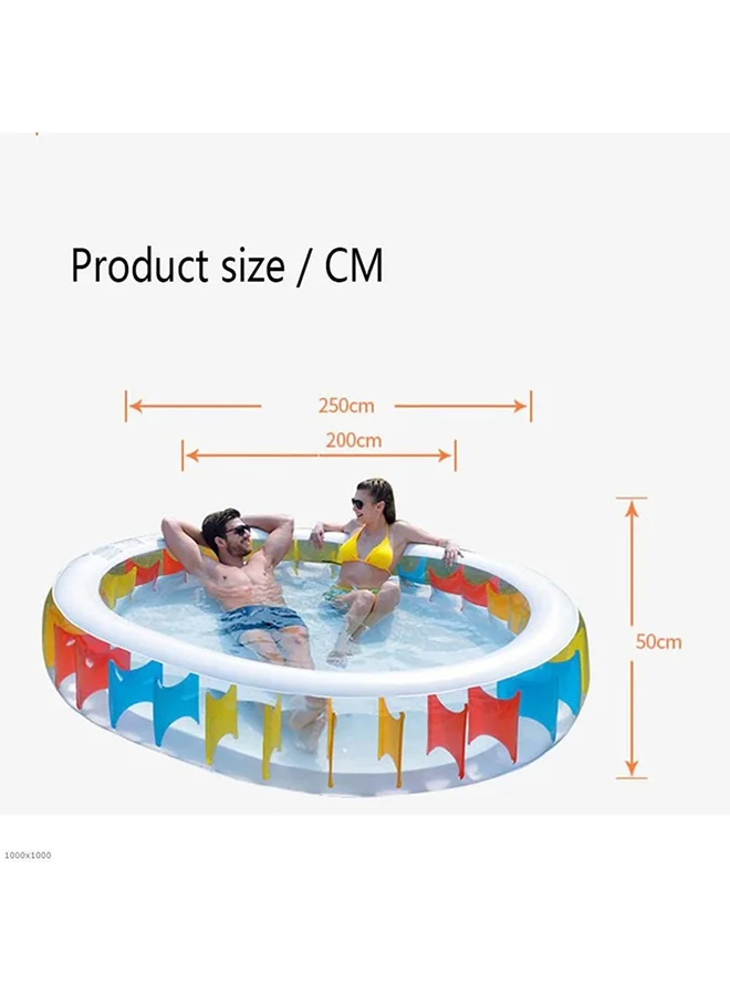 Bestway Elliptic Pool 2654066 2.29mx1.52mx51cm