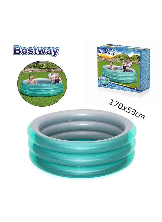 Big Metallic 3ring Pool 2651041 150 x 53cm