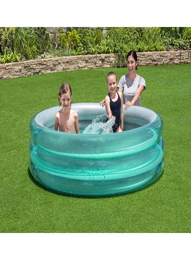 Big Metallic 3ring Pool 2651041 150 x 53cm