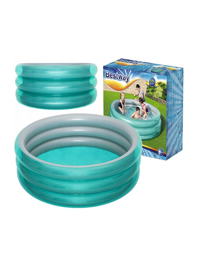 Bestway Big Metallic 3ring Pool 2651043 201x53cm 201x53cm  - Image 1