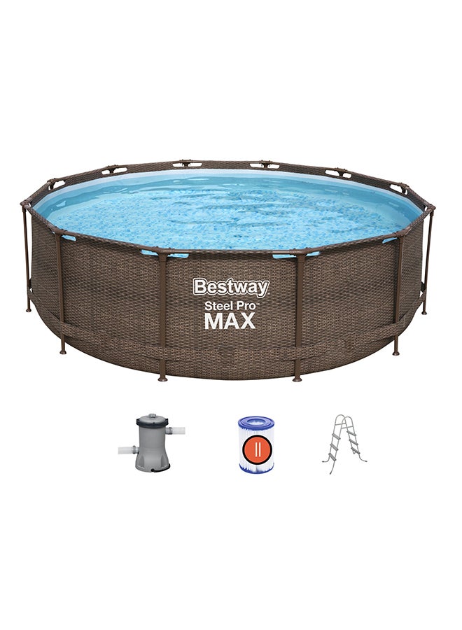 Bestway Steel Pro Max Pool Set+ Filter Pump+ladder 2656709 366x100cm  - Image 2