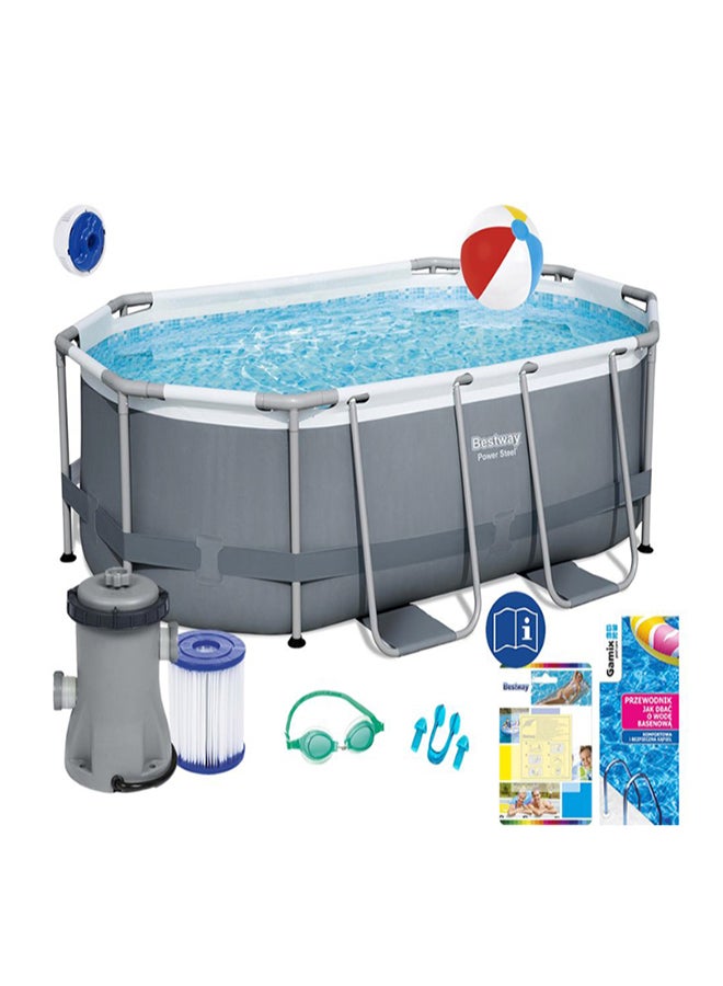 Bestway Power Steel Oval Pool Set+filter Pump 265614a 305x84x200cm  - Image 3
