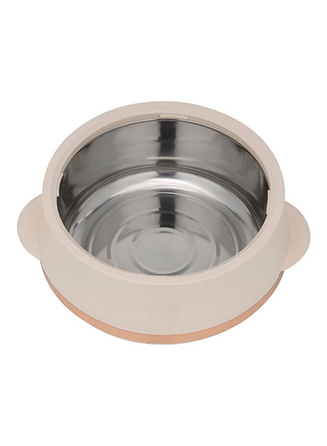 Royalford - Elite Gold Insulated Casserole, Firm Twist Lock, RF11148 | Strong Handles | 6000ml Double Wall Insulated Serving Pot, Chapati Storage Box, Roti Serving Pot, Chapati Dabba Gold 6000ml - Image 1