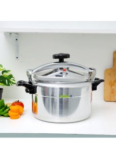 Royalford Aluminium Pressure Cooker Silver 11Liters  - Image 5