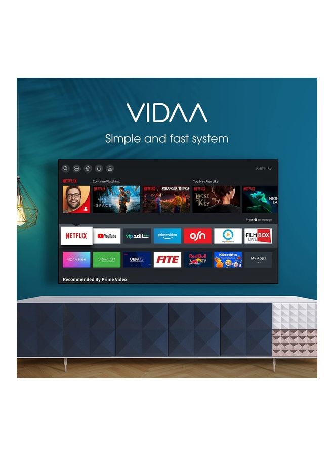Hisense - 50-Inch-4K LED Ultra HD Android Smart TV- VIDAA OS-with Refresh rate 120Hz- Dolby Sound system 50A6GS Black - Image 1