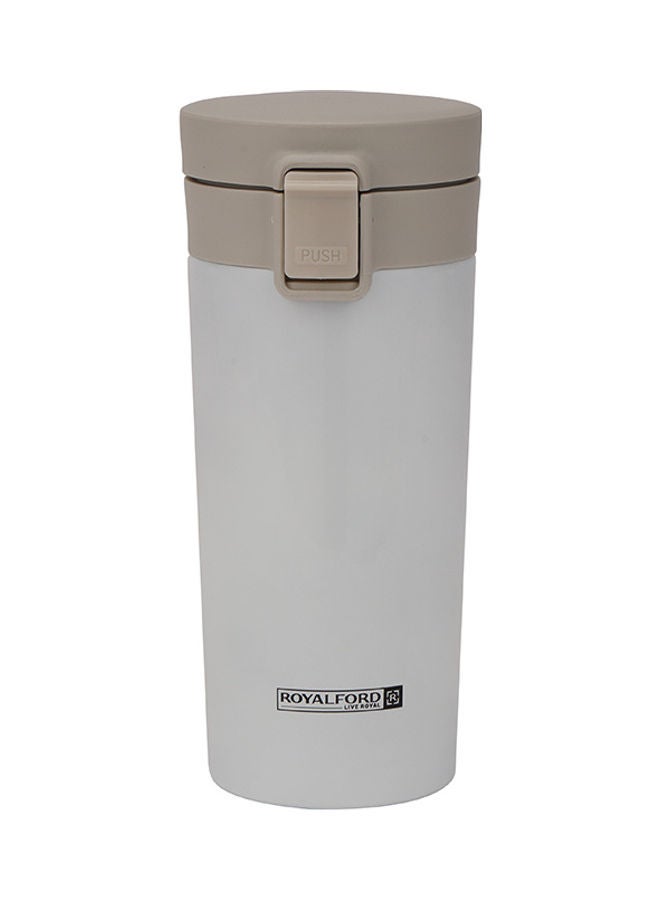رويال فورد Royalford 380 ML / 12.8oz Stainless Steel Vacuum Tumbler- RF11247| High-Quality Vacuum Insulation Preserves the Flavor and Freshness White - Image 1