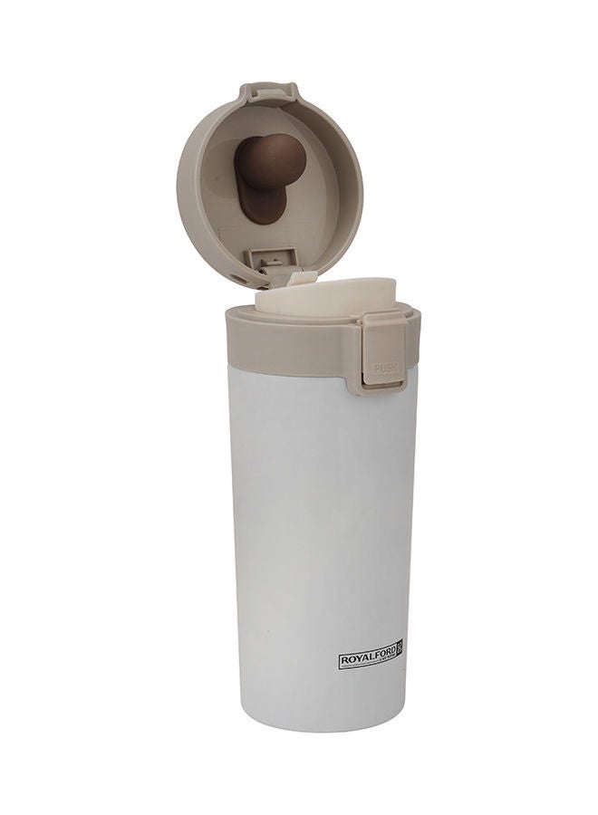 رويال فورد Royalford 380 ML / 12.8oz Stainless Steel Vacuum Tumbler- RF11247| High-Quality Vacuum Insulation Preserves the Flavor and Freshness White - Image 2