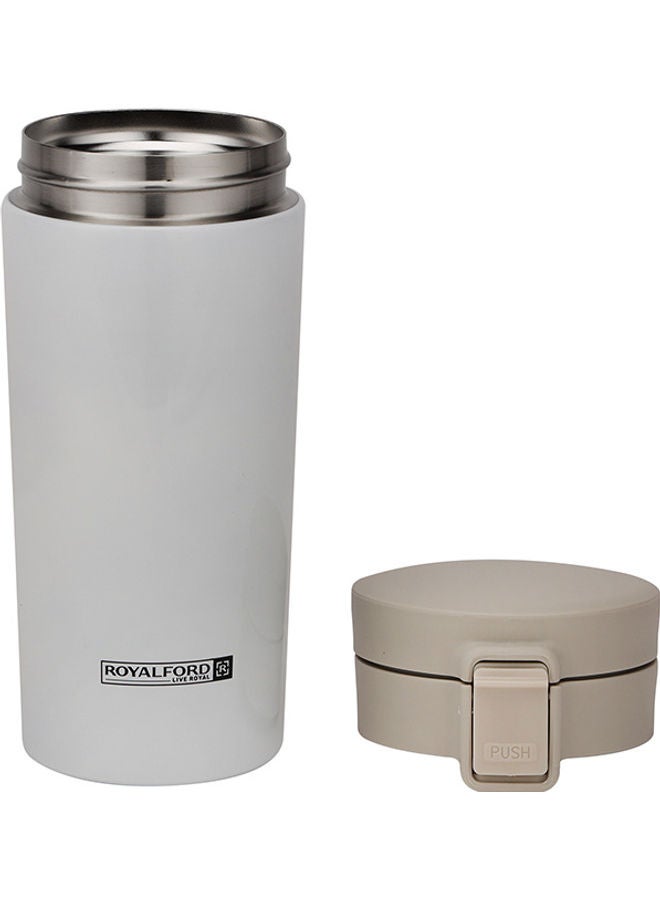 رويال فورد Royalford 380 ML / 12.8oz Stainless Steel Vacuum Tumbler- RF11247| High-Quality Vacuum Insulation Preserves the Flavor and Freshness White - Image 3