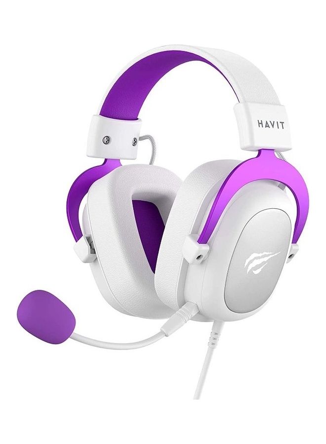 havit Havit HV-H2002d Purple, Gamer, with Microphone, 53mm Speaker, 3.5mm Plug: Compatible with XBOX ONE and PS4  - Image 1