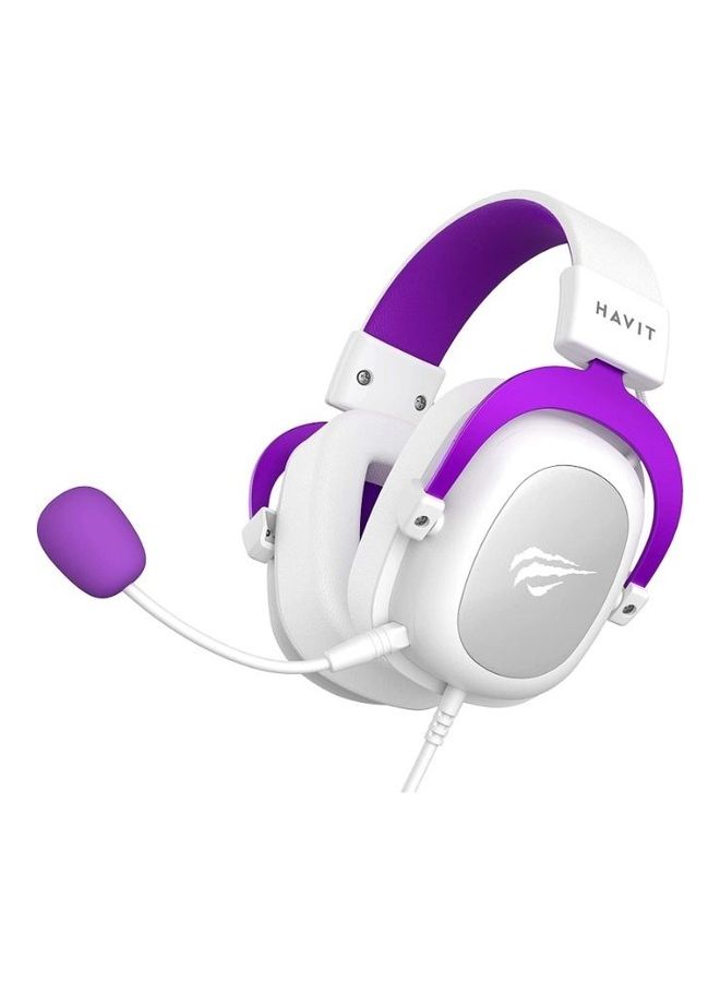 havit Havit HV-H2002d Purple, Gamer, with Microphone, 53mm Speaker, 3.5mm Plug: Compatible with XBOX ONE and PS4  - Image 4