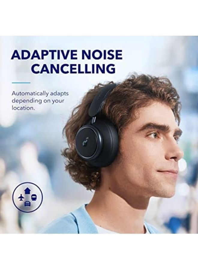 Space Q45 Adaptive Active Noise Cancelling Headphones, Reduce Noise by Up to 98%, 50H Playtime, App Control, LDAC Hi-Res Wireless Audio, Clear Calls Black - v1679647010/N53394861A_3