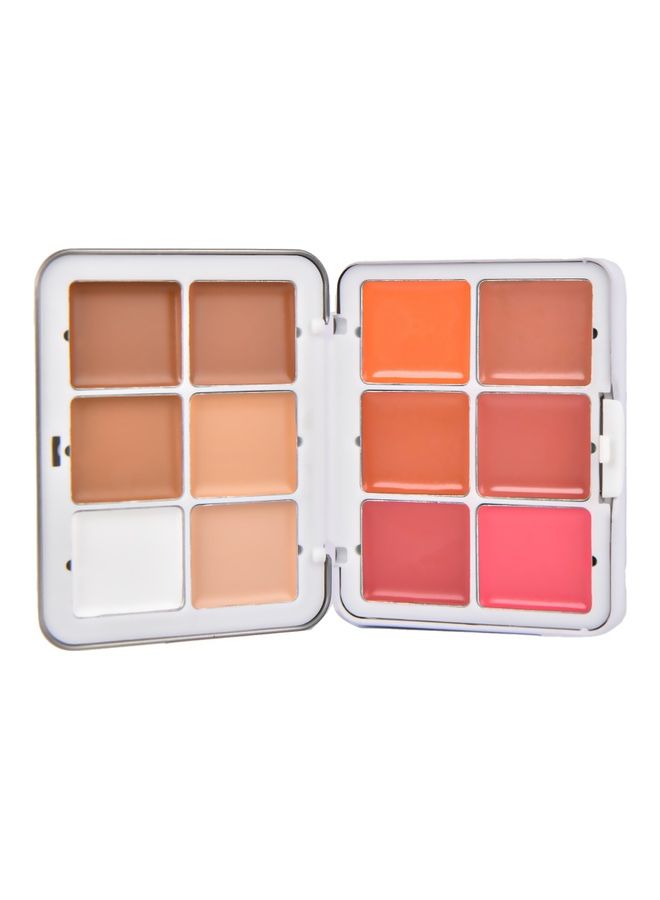 ROSE BERRY - 12-Color Velvet Blusher And Contour Multicolour - Image 1