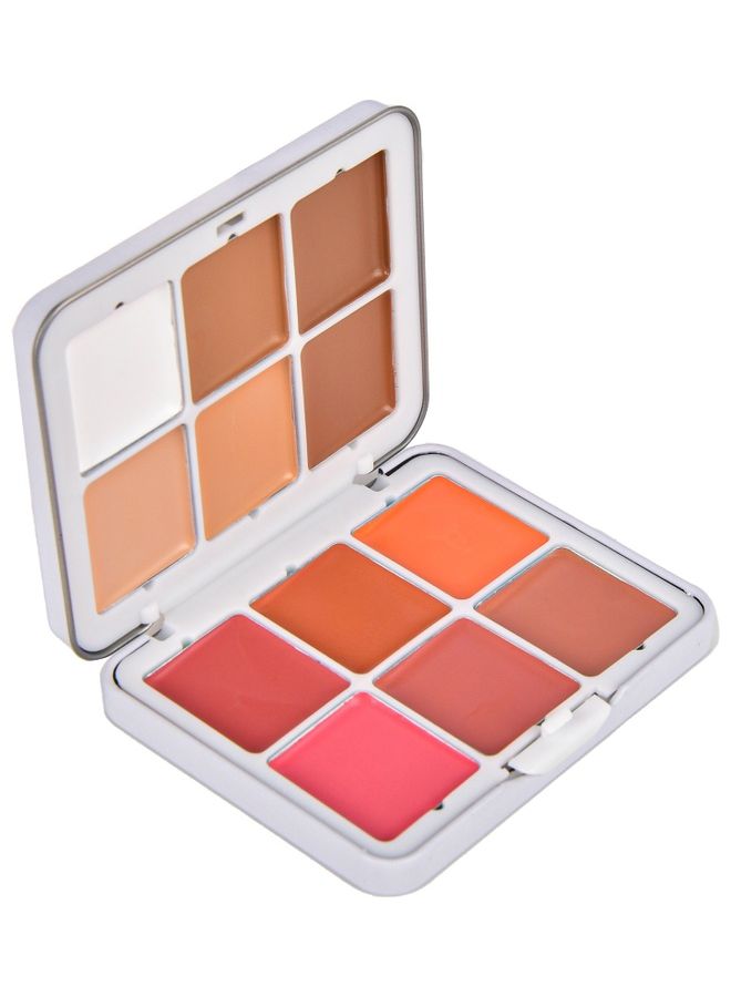 ROSE BERRY - 12-Color Velvet Blusher And Contour Multicolour - Image 1