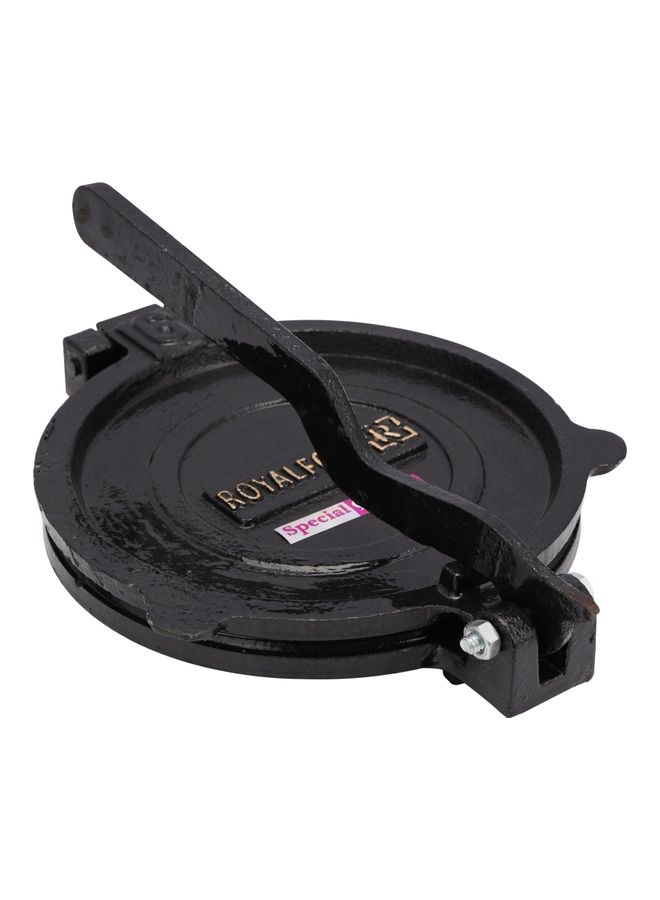 Royalford - Mica Plate Chapati Press | Heavy Cast Iron Body Black - Image 1