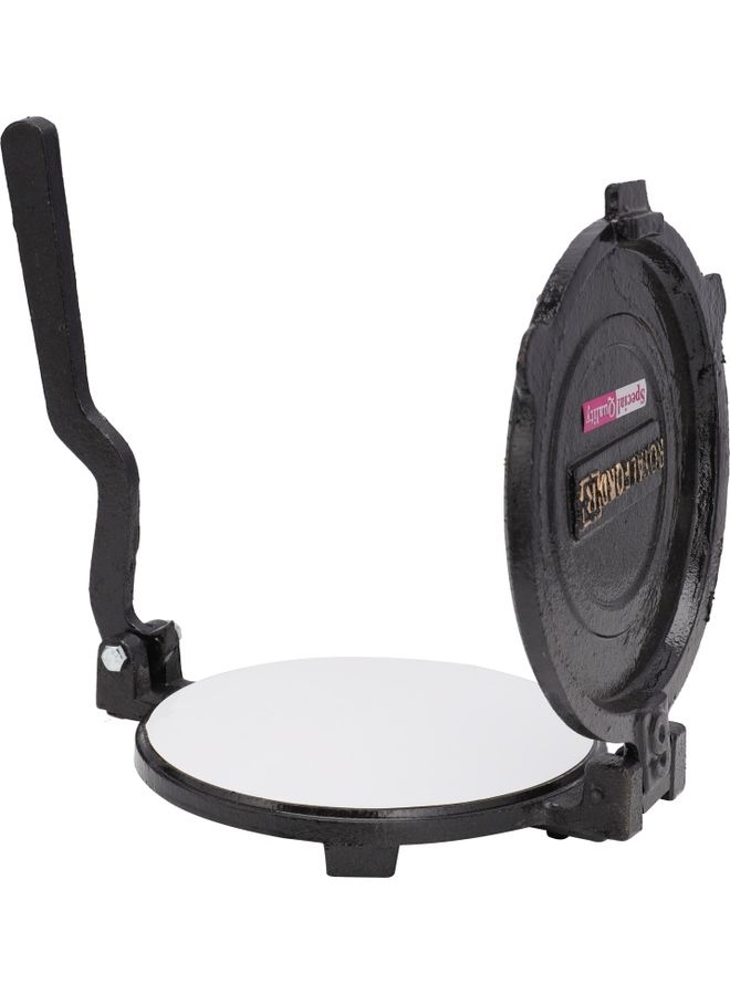 Royalford - Mica Plate Chapati Press | Heavy Cast Iron Body Black - Image 1