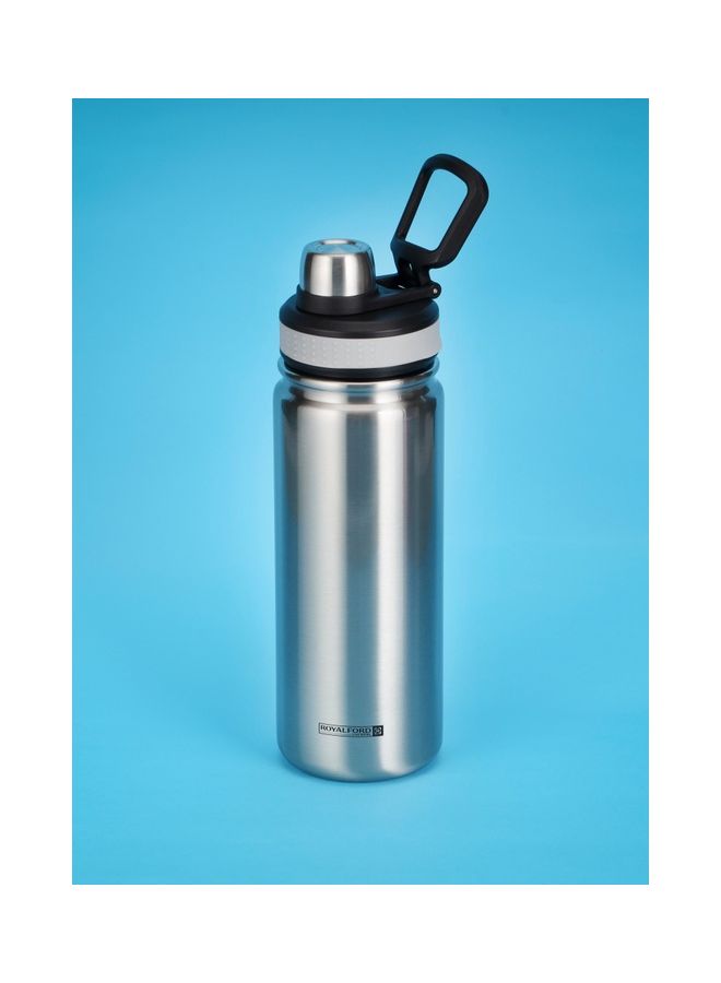 Royalford - SS Vacuum Sports Bottle, 650ml Water Bottle, RF10983 | Double Wall Vacuum Insulation | Keep Drinks Hot Or Cold For Hours | Silicon Handle | Leak-Proof Lid Multicolour - Image 1