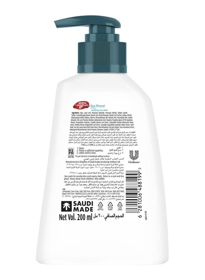 Lifebuoy Germ Protection Hand Wash Sea Minerals And Salt Clear 200ml  - Image 2
