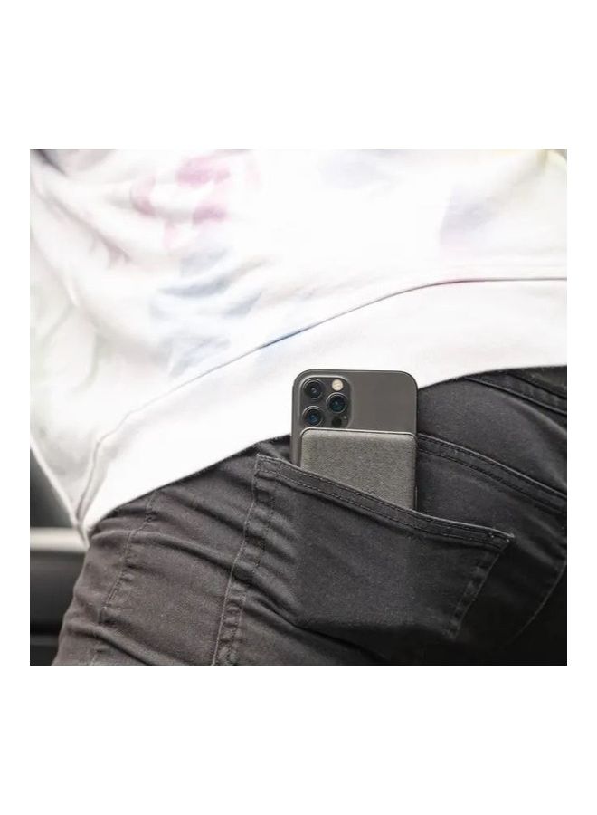 موفي - باور بانك محمول ماجسيف 5000 مللي أمبير / ساعة من موفي UNV سناب + جوس ميني (أسود) 5000.0 mAh أبيض - Image 1