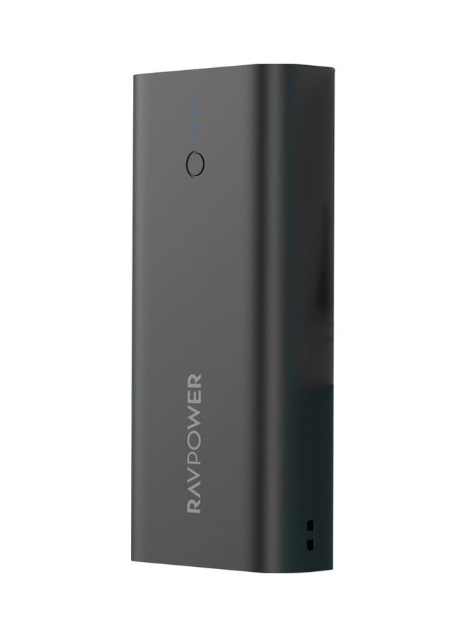 RAVPOWER 10000 mAh Rp-Rp243 10000Mah 3 Ports With A Charger 75-02032-001 Black  - Image 1