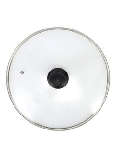 Royalford Royalford 24 CM Tempered Glass Lid With Bakelite Knob- RF11725 3.8 MM Thickness, Transparent Lid With Stainless Steel Frame Equipped With Steam Release Vent Transparent 24 cmcm  - Image 3