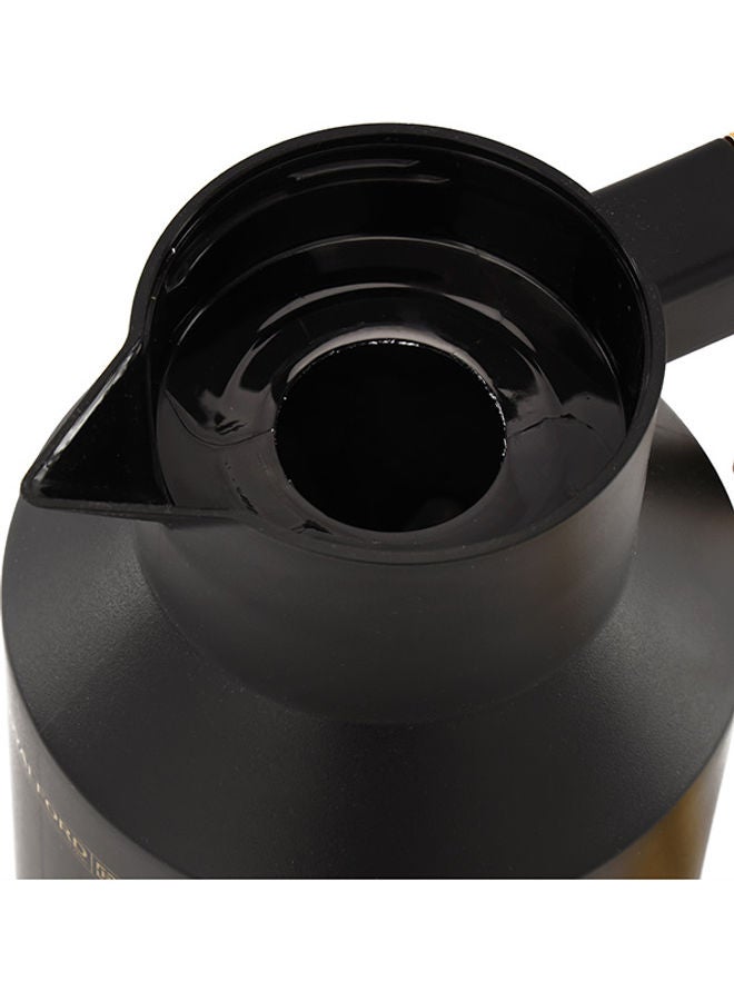 Royalford - Royalford Aaira 1L Double Wall Vacuum Flask | PP outer body | Glass Inner | Keeps Your Drinks Hot or Cold| Leak-Proof and Portable Design| Suitable for Indoor and Outdoor Use Black - Image 1