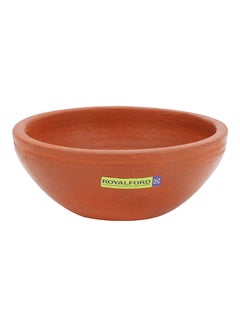 Royalford Ecodine Soup Bowl 16Cm Single Handmade Clay Red Red